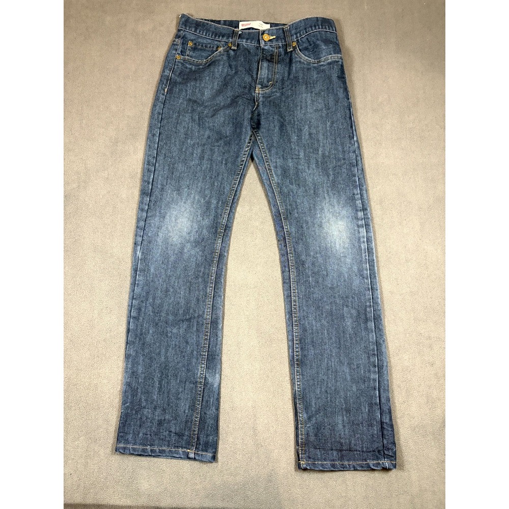 Levi's 511 Jeans Boys Reg 20 30x30 Blue Denim Slim Fit Double Stitch Straight